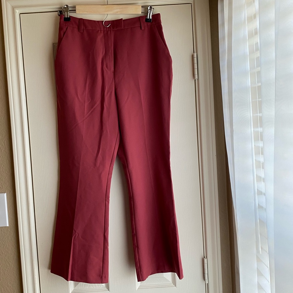Topshop Red Dress pants